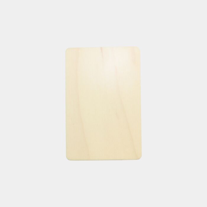 Rectangle Natural Wood Photo Magnet Thumbnail