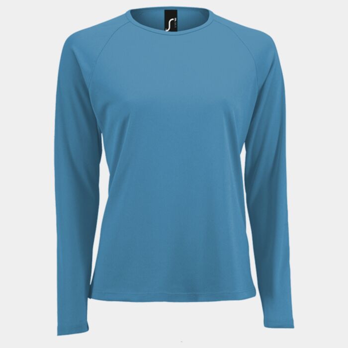 SOL'S Ladies Sporty Long Sleeve Performance T-Shirt Thumbnail