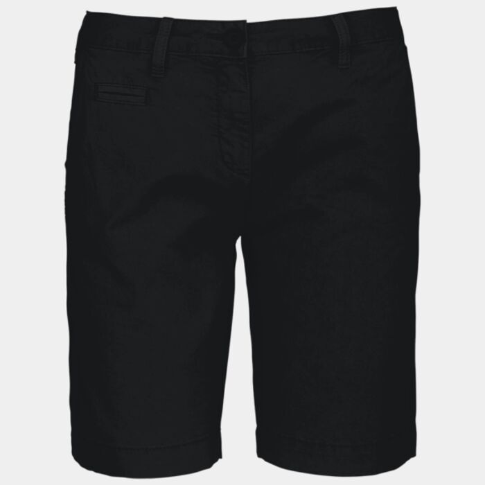 Ladies' washed effect Bermuda shorts Thumbnail