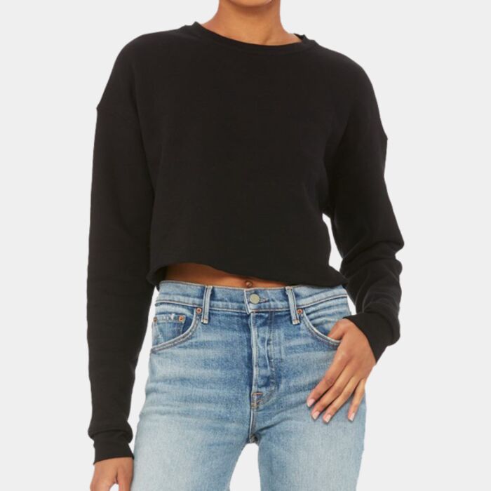 Women's Cropped Crew Fleece Thumbnail