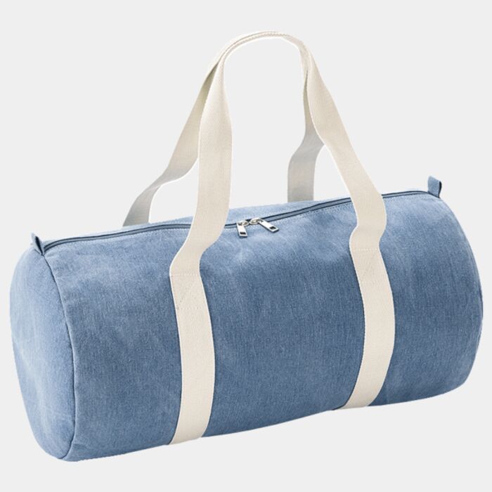 Denim Barrel Bag Thumbnail