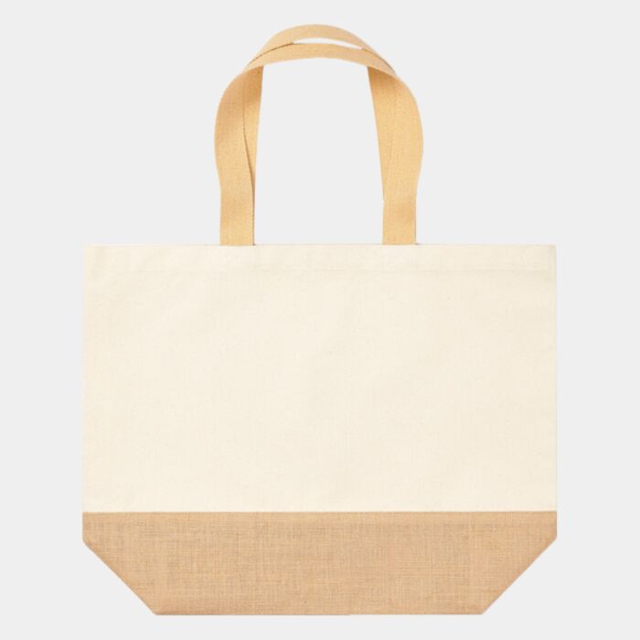 Jute Base Canvas Tote XL Thumbnail