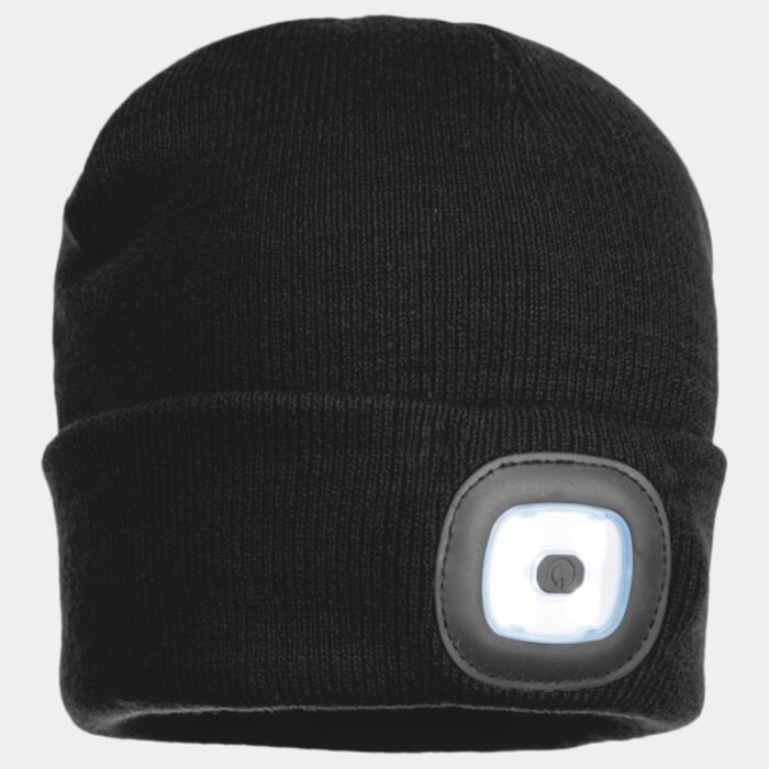 Beanie LED headlight USB rechargeable (B029) Thumbnail