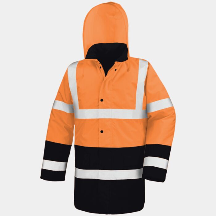 Motorway two-tone safety coat Thumbnail