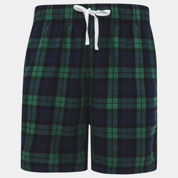 Tartan lounge shorts Thumbnail