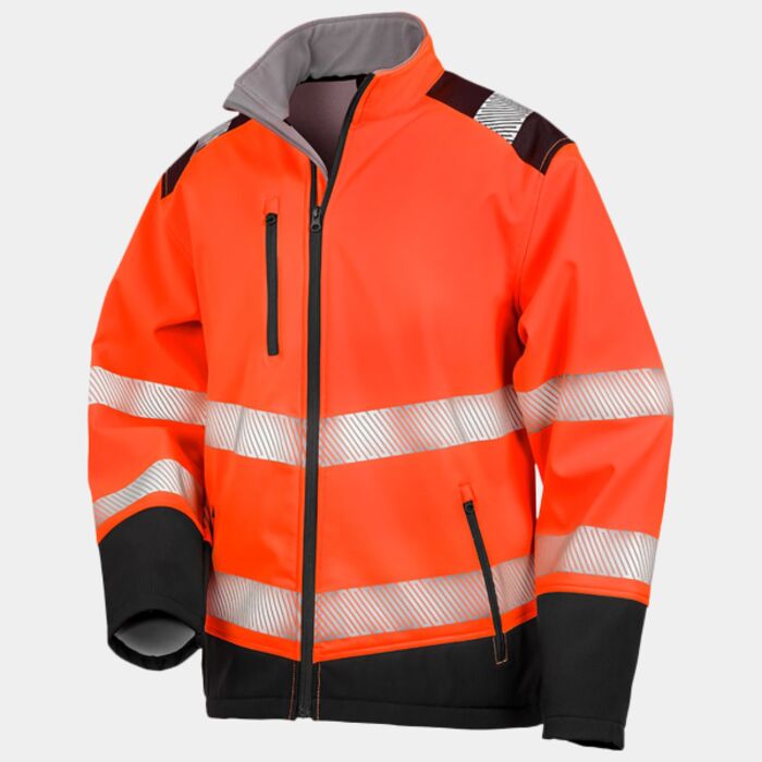 Result Result Safe-Guard Printable Ripstop Safety Soft Shell Jacket RS476 Result Safe-Guard Printable Ripstop Safety Soft Shell Jacket Thumbnail