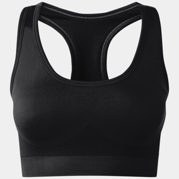 TriDri® seamless '3D fit' multi-sport sculpt solid colour bra Thumbnail