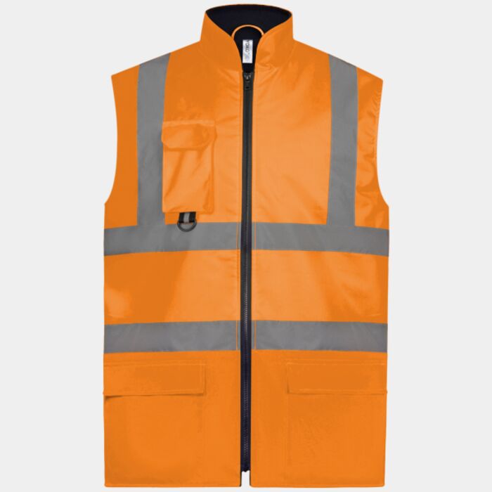 Yoko Hi-vis padded bodywarmer (HV005) YK105 Hi-vis padded bodywarmer (HV005) Thumbnail