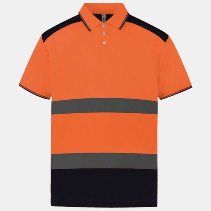 Yoko Hi-vis two-tone polo shirt (HVJ220) YK104 Hi-vis two-tone polo shirt (HVJ220) Thumbnail
