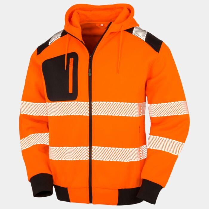 Result Genuine Recycled Recycled Zipped Safety Hoody R503X Recycled Zipped Safety Hoody Thumbnail