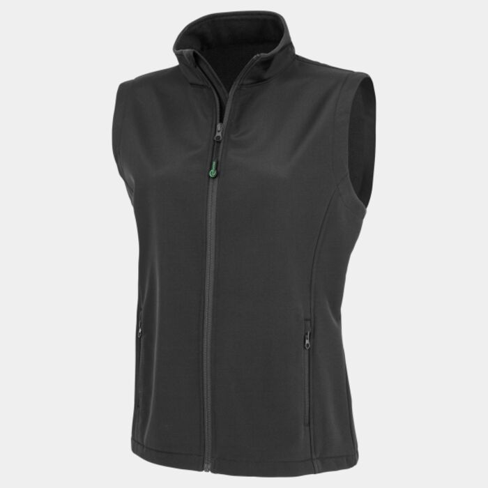 Result Genuine Recycled Ladies' Recycled 2-Layer Printable Softshell Bodywarmer R902F Ladies' Recycled 2-Layer Printable Softshell Bodywarmer Thumbnail