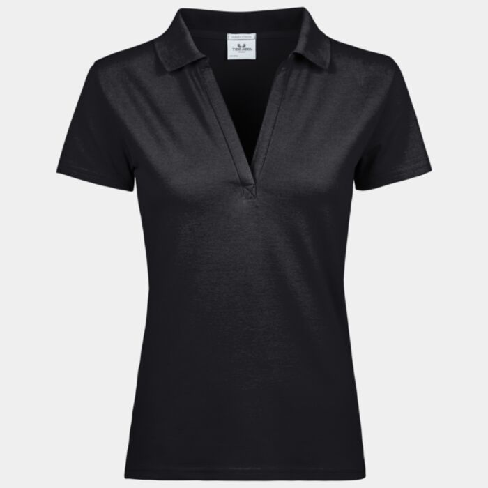 Women's Luxury Stretch V-Neck Polo Thumbnail