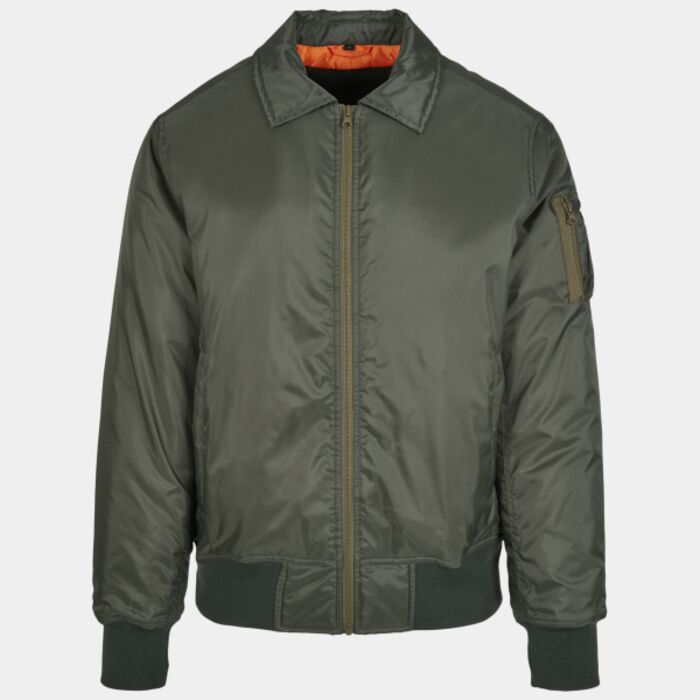 Collar bomber jacket Thumbnail