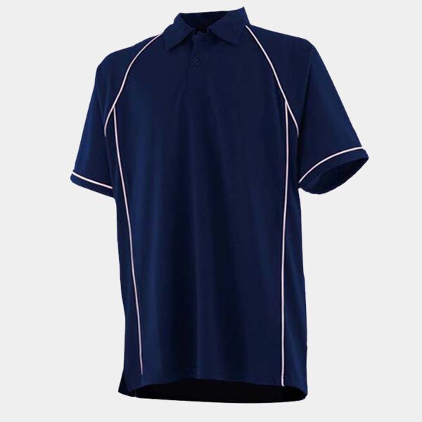 Piped performance polo Thumbnail