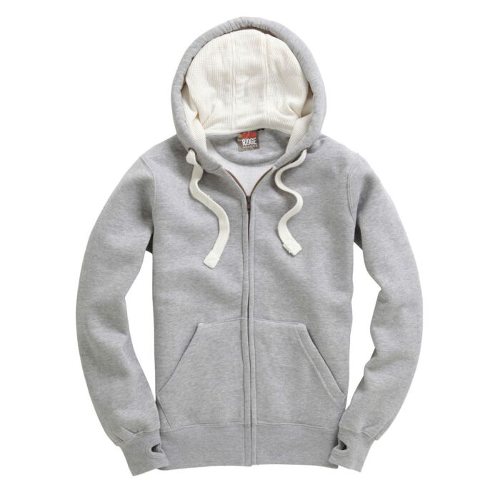 Premium Cotton Ridge Zip Hoodie Thumbnail